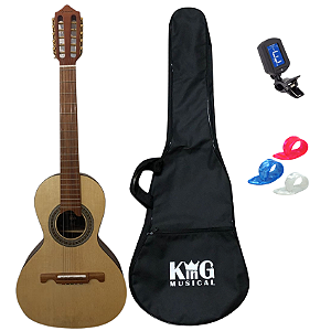 Kit Viola Giannini Acústica VS4HNS Imbuia Com Acessórios