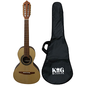 Kit Viola Caipira Elétrica Giannini Imbuia VS4H EQ NS Capa