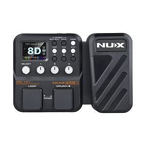 Pedaleira Multiefeitos Guitarra Nux MG101 Pedal Expressão