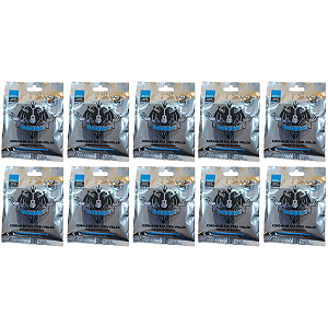 Kit 10 Encordoamentos Monterey Violão Aço Prata Leve EMVA10