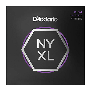 Encordoamento Guitarra 7 Cordas 011 Daddario NYXL1164