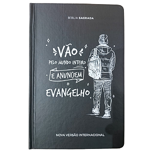 Bíblia Sagrada Vão Pelo Mundo NVI Letra Maior Capa Dura