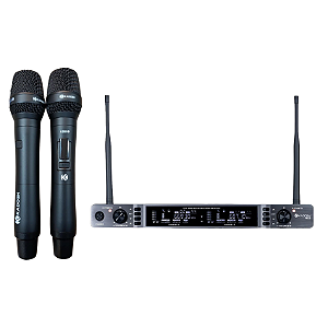 Microfone Talkback Kadosh K622m Kcom B6 Duplo Sem Fio UHF