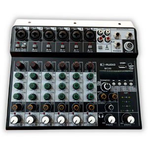 Mesa de Som Analógica 8 Canais Bluetooth MC 80 K-Audio