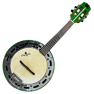 Banjo Marques Verde com Aro Cromado Passivo BAJ88 GREL