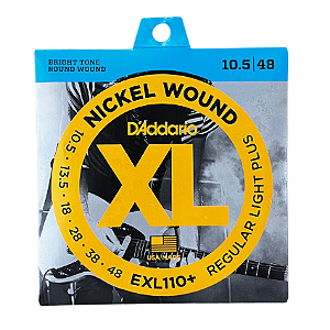 Encordoamento Para Guitarra 10.5 D'Addario XL Nickel EXL110+