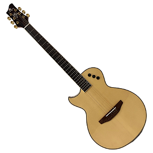 Violão Aço Canhoto Elétrico Flat Cutaway Marquês VA09 NT LH