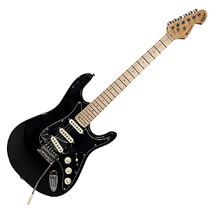 Guitarra Stratocaster Preta Michael MysticTone GMS130 SSS