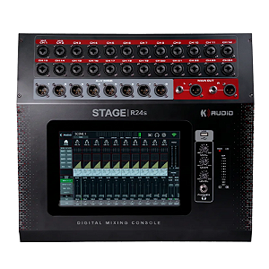Mesa Digital 24 Canais com Bluetooth K-Audio Stage R24s
