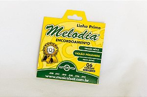 Encordoamento Para Violão Aço Tensão Média Poliamida