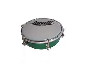 Tamborim 6" Torelli TT404 Pele Leitosa Injetado Verde