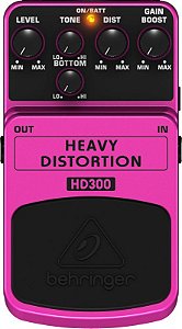 Pedal Behringer Para Guitarra HD300 Heavy Distortion