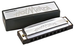 Gaita Harmonica Hohner HOT METAL BO - A (LA)