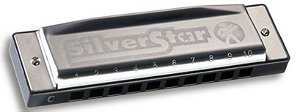 Gaita Harmonica Hohner Silver Star 504/20 Diatônica G (SOL)