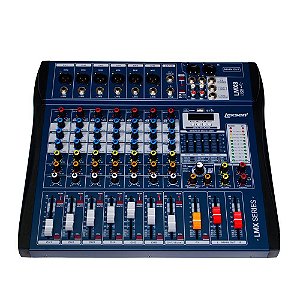 Mesa de Som 8 Canais, Efeitos/Interface - LMX8USB - Lexsen