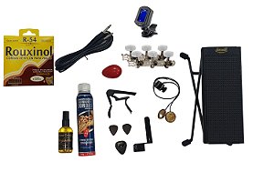 Kit Acessórios Violão Nylon Rouxinol R54 Ganza Ovinho