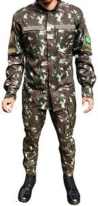 Farda completa Novo Modelo Exército cedro alta solidez lisa SLIM