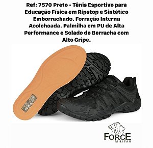 Tênis Tático Esportivo Force Militar