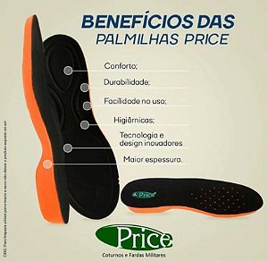 Palmilha Anatômica com Salto Price