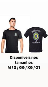 CAMISETA DRIFIT PRETA EXÉRCITO BRASILEIRO