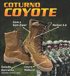 NOVO COTURNO COYOTE EB ZÍPER - SAAD