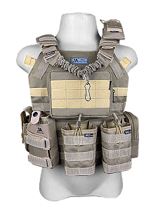 Plate Carrier JA Rio Militar + 9 Acessórios