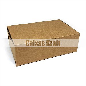 Caixa 12x8x4 cm em kraft natural 300g - 25 unidades