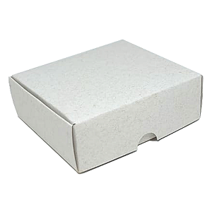 Caixa de montar 9x8x3 cm em papel reciclado 250g - 25 unidades