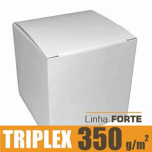 Caixinha padrão 7x7x7 cm em triplex branco 350g - unitário