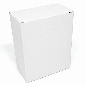 Caixinha padrão 9x5,5x11 cm em triplex branco 300g - 25 unidades