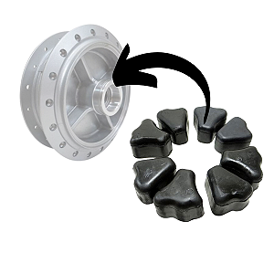 Borracha Coxim Coroa Cg 150 Titan 150 Fan 150 Start 150 160 4Pcs