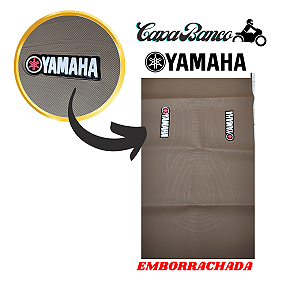 Capa Banco Emborrachada Antderrapante Yamaha Bege