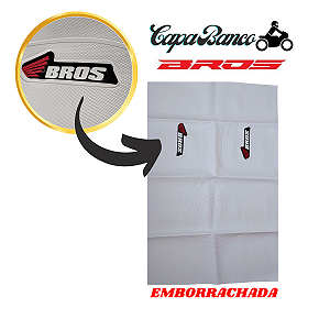 Capa Banco Emborrachada Antderrapante Bros Branco Kit 5 Und