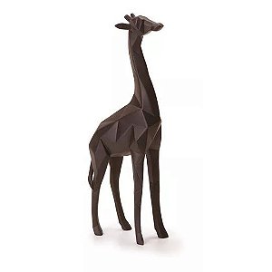 ESCULTURA GIRAFA EM POLIRESINA