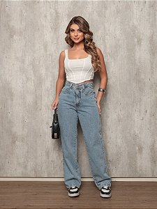 Calça jeans Whide leg