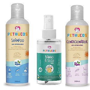 6.3. Kit Shampoo + Condicionador + Banho a Seco Vegano Natural