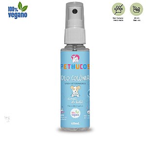 4.2. Deo colônia Vegana  para cães e gatos 60ml - Cheirinho de Bebe