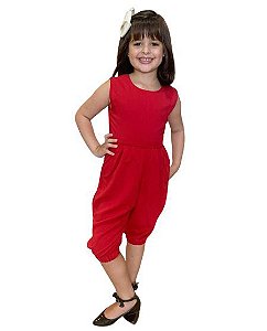 Macaquinho curto vermelho