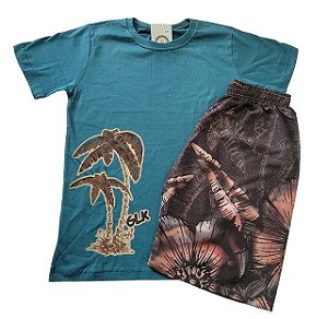 Conjunto Infantil Menino Havaiano