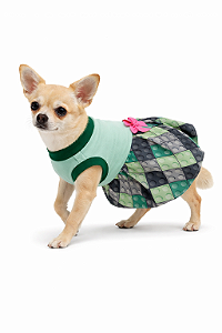 Vestido Pet em Malha M (Medidas na Descrição do Anúncio)