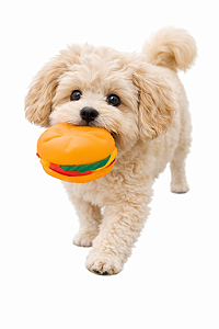 Brinquedo para Pet Hamburguer (Com Apito)