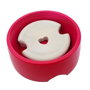 Bebedouro com Boia - 1000ml - Rosa Pink (Ideal para pets de pelos longos)