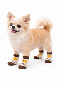 Meias para Pet - Antiderrapante - Tamanho G