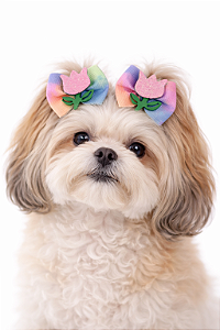 2 Laços Para Penteado Pet