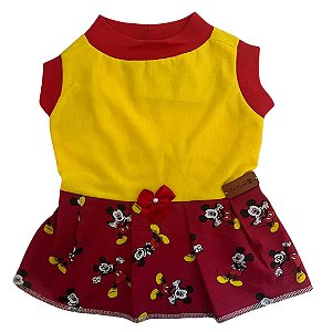 Roupa Pet em Malha P - Vestido (Medidas na Descrição do Anúncio)