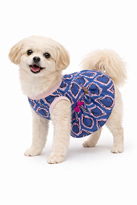 Vestido Pet em Malha G e GG (Medidas na Descrição do Anúncio)