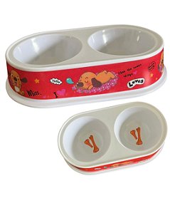 Comedouro/Bebedouro Duplo - 300ml