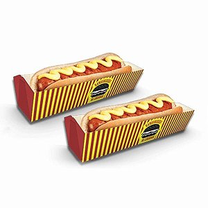 Embalagem para Hot Dog Laterais Fechadas