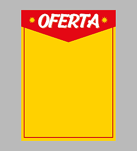 Cartaz Oferta com Duas Cores