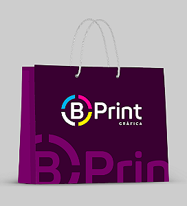 Sacola de Papel Personalizada M